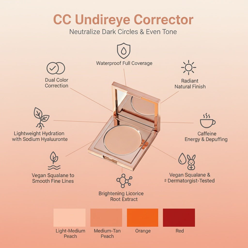CC Undereye Corrector, Reduces Dark Circles & Tiredness - ZYRA