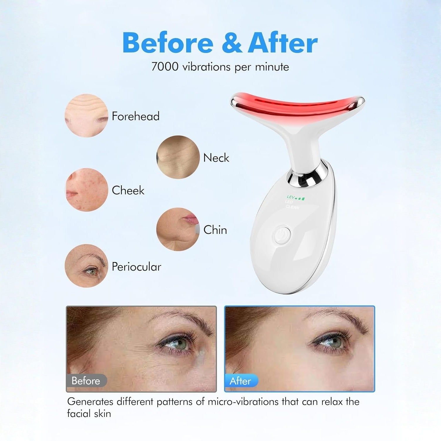 Kavesso™ 7-in-1 LED Facial Sculptor
