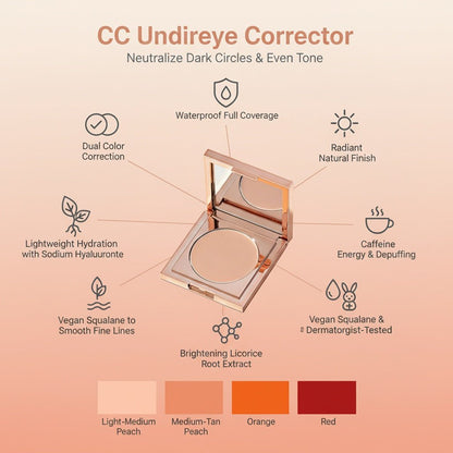 CC Undereye Corrector, Reduces Dark Circles & Tiredness - ZYRA