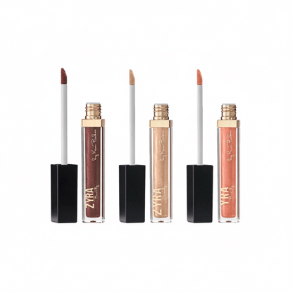 Hydrating Lip Gloss Trio - ZYRA
